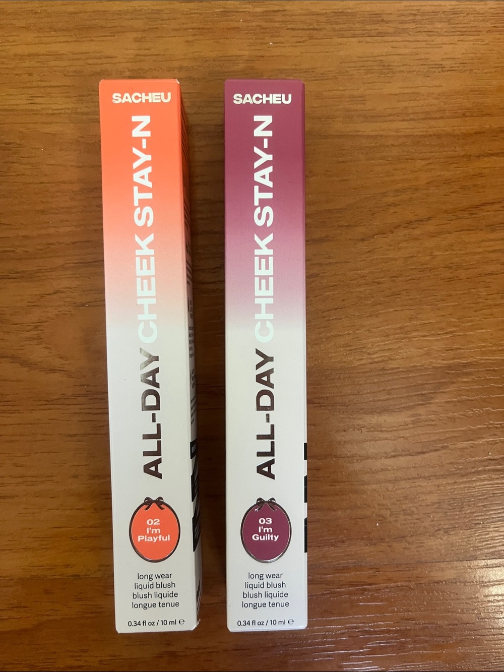 SACHEU All-Day Cheek Stay-N Liquid Blush Duo — 02 I’m Playful & 03 I’m Guilty